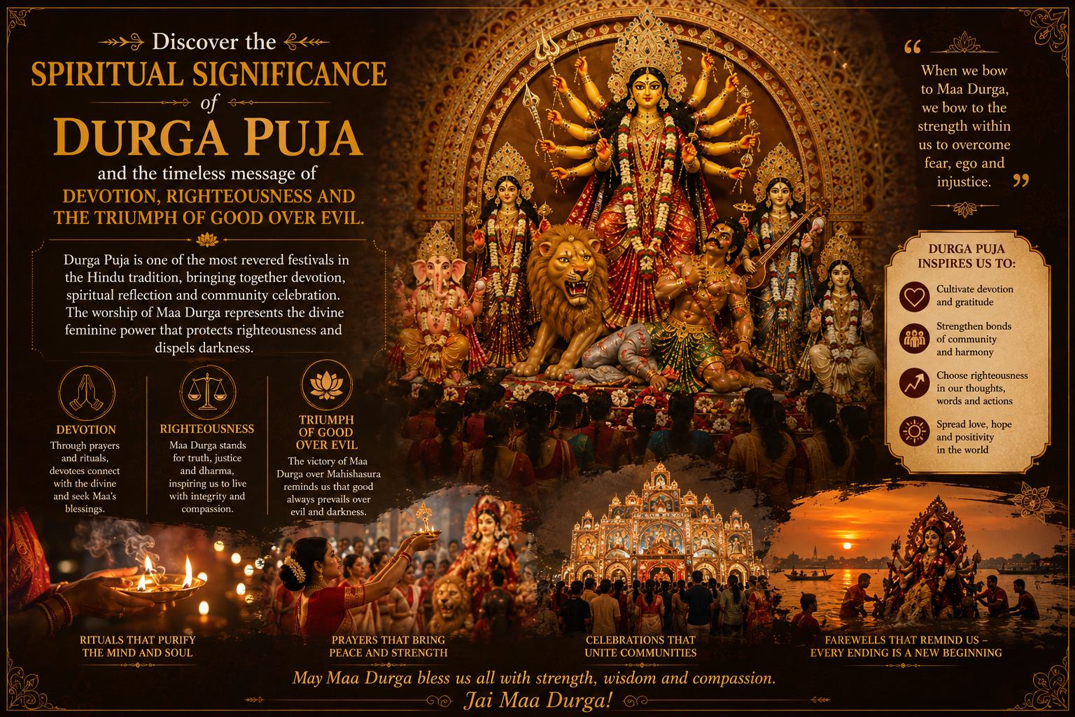 The Sacred Spirit of Durga Puja